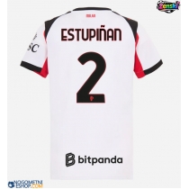 Ženski Nogometni dresi AC Milan Pervis Estupinan #2 Gostujoči 2025-26 Kratek Rokav